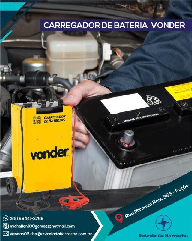 CARREGADORES DE BATERIA VONDER