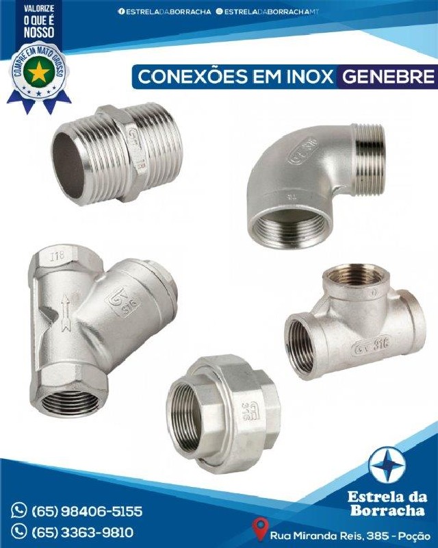 Conexões em Inox Genebre