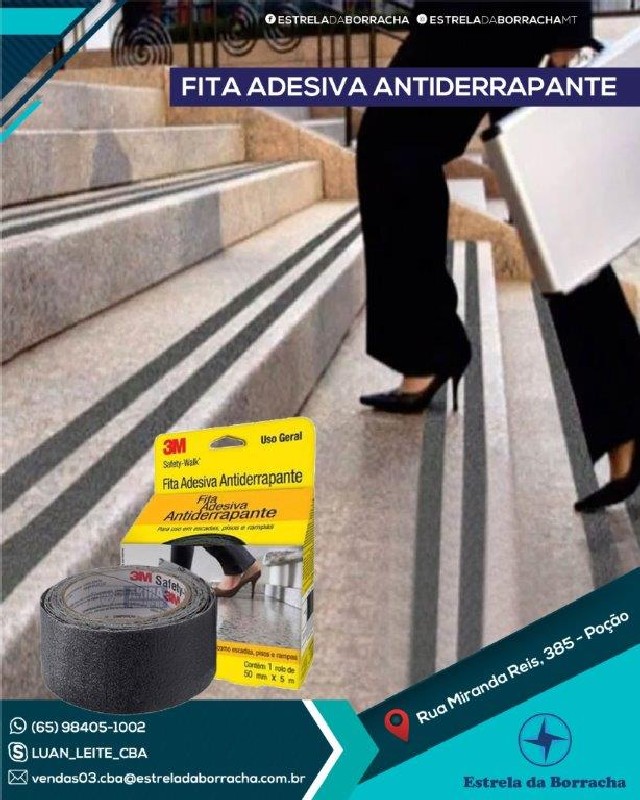 Fita Adesiva Antiderrapante