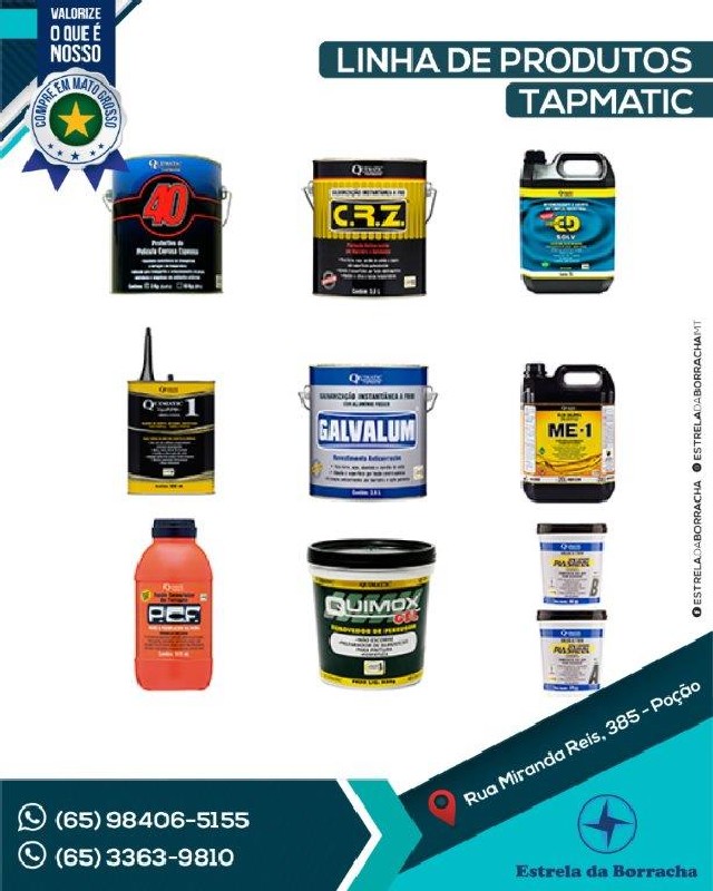 Linha Produtos Tapmatic