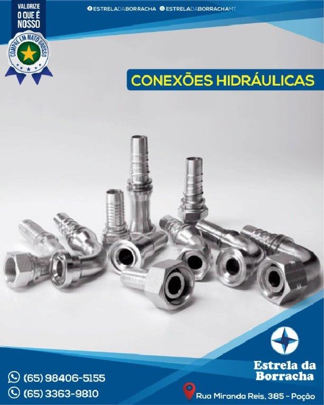 Mangueiras e Conexões Hidraulicas