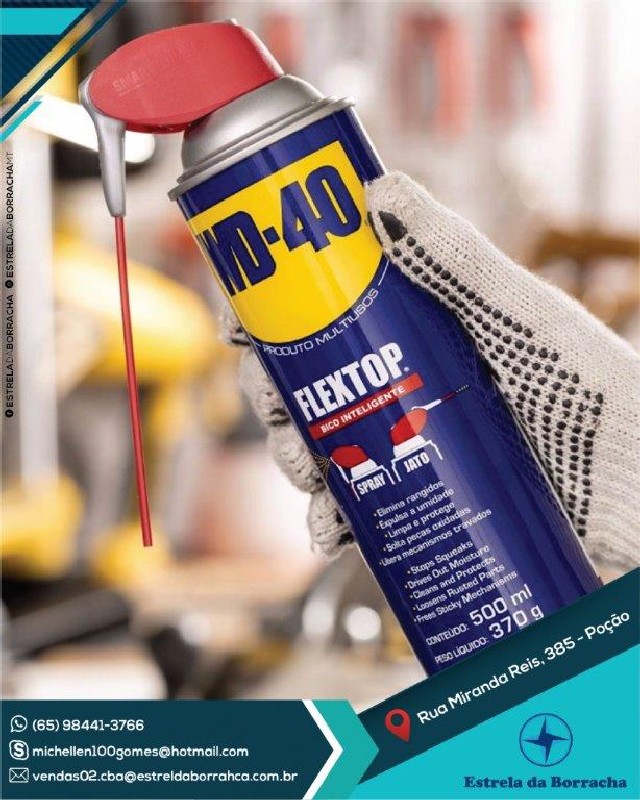 WD-40® Produto Multiusos – Embalagem Flextop - 500ML